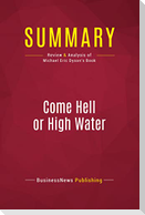 Summary: Come Hell or High Water