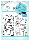 Geburtstagsplaner Doodle Tiere - Für Termine, Geschenke, Eventdetails & mehr (Wandkalender 2024 DIN A4 hoch), CALVENDO Monatskalender