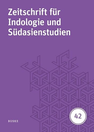 Harder, Hans / Ute Hüsken (Hrsg.). Zeitschrift für Indologie und Südasienstudien, Band 42 (2025). Buske Helmut Verlag GmbH, 2026.