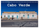 Cabo Verde - Inseln voller Farbe, Licht und Lebendigkeit (Tischkalender 2024 DIN A5 quer), CALVENDO Monatskalender