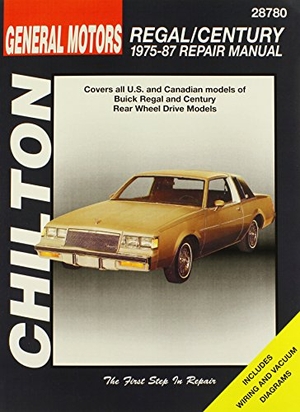 Chilton Publishing / Chilton Automotive Books et al. Buick Regal and Century, 1975-87 Regal/Century. Cengage Learning, 1997.