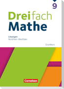 Dreifach Mathe 9. Schuljahr Grundkurs. Nordrhein-Westfalen - Lösungen zum Schulbuch