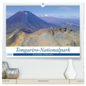 Tongariro-Nationalpark (hochwertiger Premium Wandkalender 2024 DIN A2 quer), Kunstdruck in Hochglanz