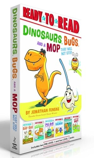 Fenske, Jonathan. Dinosaurs, Bugs, and a Mop That Will Not Stop (Boxed Set) - The Bug in the Bog; Nothing Fits a Dinosaur; Pill Bug Does Not Need Anybody; Try a Bite, Trilobite!; Nothing Scares a Dinosaur; Stop That Mop!. Simon Spotlight, 2025.