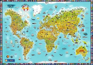 MARCO POLO Panorama Kinderweltkarte plano 1:0. Mairdumont, 2019.