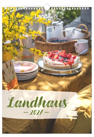 Landhaus 2027 - Wandkalender 29,7x42 cm mit Monatskalendarium und Landhaus-Motive. Neumann Verlage GmbH & Co, 2026.