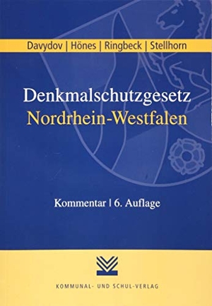 Dimitrij Davydov / Ernst R Hönes / Birgitta Ringbeck / Holger Stellhorn. Denkmalschutzgesetz Nordrhein-Westfalen - Kommentar. Kommunal- und Schul-Verlag Wiesbaden, 2018.