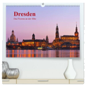 Dresden, das Florenz an der Elbe (hochwertiger Premium Wandkalender 2025 DIN A2 quer), Kunstdruck in Hochglanz