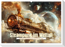 Steampunk im Weltall (Wandkalender 2025 DIN A2 quer), CALVENDO Monatskalender