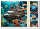Abenteuer Spielzeugland rund ums Wasser (Wandkalender 2025 DIN A3 quer), CALVENDO Monatskalender