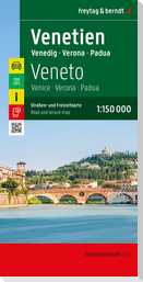 freytag & berndt Straßenkarte Venetien - Udine - Venedig - Padua 1:150.000