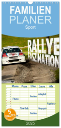 Familienplaner 2025 - Rallye Faszination 2025 mit 5 Spalten (Wandkalender, 21 x 45 cm) CALVENDO