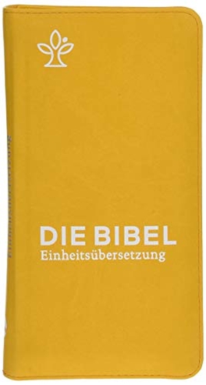 Die Bibel. Taschenausgabe curry mit Reißverschluss - Gesamtausgabe. Einheitsübersetzung. Katholisches Bibelwerk, 2018.