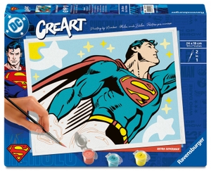 CreArt, Malen nach Zahlen Adults Trend DC Comics - Retro Superman. Ravensburger Spieleverlag, 2026.