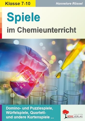 Rössel, Hannelore. Spiele im Chemieunterricht - Domino und Puzzlespiele, Würfelspiele, Quartett- und andere Kartenspiel. Kohl Verlag, 2023.