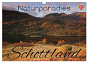 Naturparadies Schottland (Wandkalender 2025 DIN A3 quer), CALVENDO Monatskalender