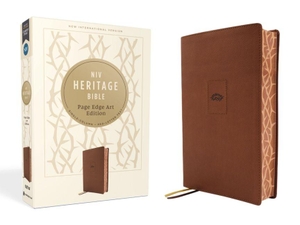 Zondervan Publishing. Niv, Heritage Bible, Page Edge Art Edition, Leathersoft, Brown, Red Letter, Comfort Print. Zondervan, 2026.