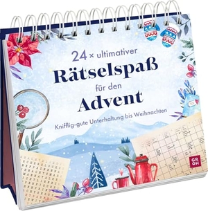 Heine, Stefan. 24 x ultimativer Rätselspaß für den Advent - Knifflig-gute Unterhaltung bis Weihnachten | Rätsel-Adventskalender zum Aufstellen für Erwachsene mit 24 Rätseln für die Adventstage. Groh Verlag, 2024.