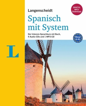Graf-Riemann, Elisabeth / Palmira López. Langenscheidt Spanisch mit System - Der Intensiv-Sprachkurs mit Buch, 3 Audio-CDs und MP3-CD. Langenscheidt bei PONS, 2019.