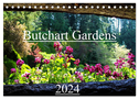 Butchart Gardens 2024 (Tischkalender 2024 DIN A5 quer), CALVENDO Monatskalender