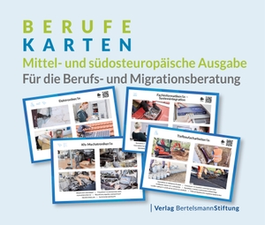 Bertelsmann, Stiftung (Hrsg.). Berufekarten: Mittel- und südosteuropäische Ausgabe - Für die Berufs- und Migrationsberatung. Bertelsmann Stiftung, 2023.