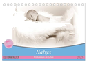 Babys - Willkommen im Leben (Tischkalender 2025 DIN A5 quer), CALVENDO Monatskalender