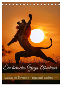 Ein tierisches Yoga-Abenteuer (Tischkalender 2025 DIN A5 hoch), CALVENDO Monatskalender