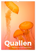 Quallen - Beeindruckende Wassertiere (Wandkalender 2024 DIN A2 hoch), CALVENDO Monatskalender