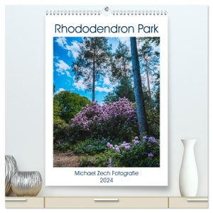 Zech Fotografie, Michael. Rhododendron Park (hochwertiger Premium Wandkalender 2024 DIN A2 hoch), Kunstdruck in Hochglanz - Azaleen- und Rhododendronpark Kromlau. Calvendo, 2023.