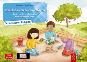 Vaorin, Britta. Erzähl mir von deiner Religion. Kamishibai Bildkartenset - Kinder entdecken Judentum, Christentum und Islam. Die 3 Weltreligionen im spannenden Erzähltheater für Vor- und Grundschulkinder. Don Bosco Medien GmbH, 2024.