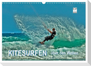 Kitesurfen - über den Wellen (Wandkalender 2024 DIN A3 quer), CALVENDO Monatskalender