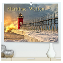 Maritime Welten (hochwertiger Premium Wandkalender 2024 DIN A2 quer), Kunstdruck in Hochglanz