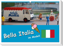 Bella Italia im Modell (Wandkalender 2024 DIN A2 quer), CALVENDO Monatskalender
