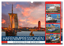 Hansestadt Wismar - Hafenimpressionen (Wandkalender 2025 DIN A3 quer), CALVENDO Monatskalender