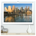 Singapur: Zwischen Wolkenkratzern und Superbäumen (hochwertiger Premium Wandkalender 2025 DIN A2 quer), Kunstdruck in Hochglanz