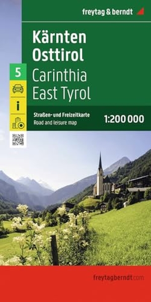 Freytag & Berndt (Hrsg.). freytag & berndt Straßenkarte Kärnten - Osttirol 1:200.000 - Straßen- und Freizeitkarte. Freytag + Berndt, 2023.