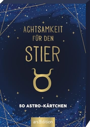 Achtsamkeit für den Stier - 50 Astro-Kärtchen. Ars Edition GmbH, 2022.