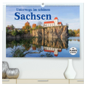 Unterwegs im schönen Sachsen (hochwertiger Premium Wandkalender 2024 DIN A2 quer), Kunstdruck in Hochglanz