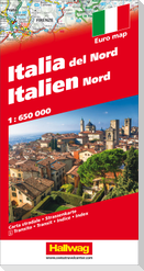 Italien Nord Strassenkarte 1 : 650 000