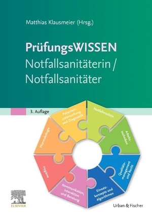 Klausmeier, Matthias (Hrsg.). Prüfungswissen Notfallsanitäterin/Notfallsanitäter. Urban & Fischer/Elsevier, 2026.