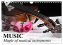 Music Magic of musical instruments (Wall Calendar 2024 DIN A4 landscape), CALVENDO 12 Month Wall Calendar