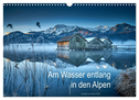 Am Wasser entlang in den Alpen (Wandkalender 2024 DIN A3 quer), CALVENDO Monatskalender