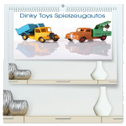 Dinky Toys Spielzeugautos (hochwertiger Premium Wandkalender 2024 DIN A2 quer), Kunstdruck in Hochglanz