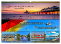 Reise durch Deutschland - Mecklenburg-Vorpommern (Wandkalender 2025 DIN A2 quer), CALVENDO Monatskalender