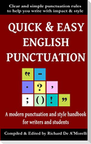 Quick & Easy English Punctuation