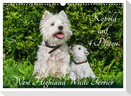 Kobold auf 4 Pfoten - West Highland White Terrier (Wandkalender 2024 DIN A3 quer), CALVENDO Monatskalender