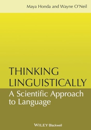 Honda / O Neil W. Thinking Linguistically. John Wiley & Sons, 2007.