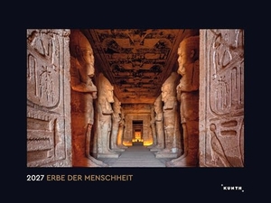 Erbe der Menschheit - KUNTH Wandkalender 2027 - Hochwertiger, bildstarker Kalender mit Spiralbindung im Großformat. Kunth GmbH Kalender, 2026.
