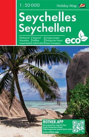 Seychellen, Freizeitkarte 1 : 50 000. Freytag + Berndt, 2020.