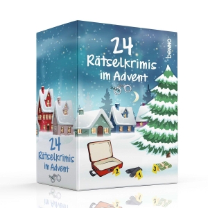 Mohr, Steffen / Jens Klausnitzer. 24 Rätselkimis im Advent. St. Benno Verlag GmbH, 2026.